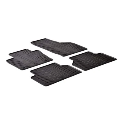 Afbeelding van Gledring Rubbermatten passend voor Audi Q3 2011 2018 (T profiel 4 delig + montageclips)