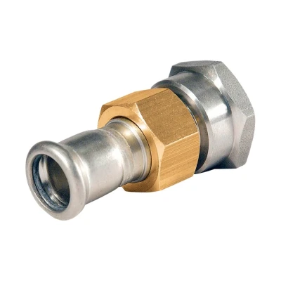 Afbeelding van Bonfix Perskoppeling RVS 316L 3 Dlg koppeling Rp1 1/4&quot;x35mm