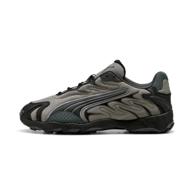 Afbeelding van Puma Inhale Essentials Unisex Sneakers laag, Maat: 36, Shadow gray/black Textiel/ synthetisch