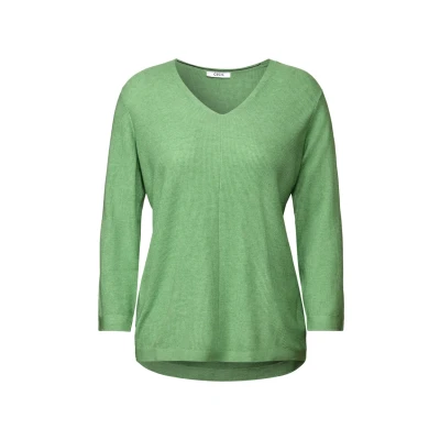 Afbeelding van Cecil Vneck Trui, Dames, Maat: Large, Grün