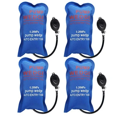 Afbeelding van WANYIG 4 Packs Air Wedge Pump Alignment Tool Opblaasbaar voor thuisgebruik Deur Raam Installatie en Auto Reparatie (Kleine Rechthoek)