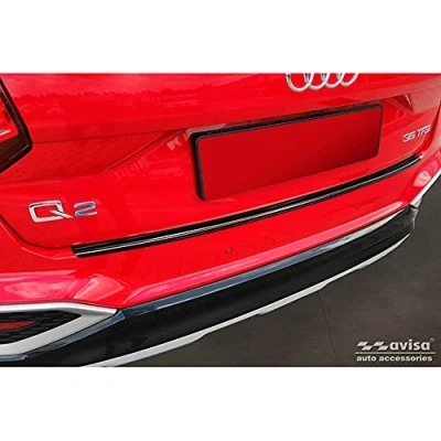 Afbeelding van Avisa Zwart RVS Achterbumperprotector voor Audi Q2 Facelift 2020
