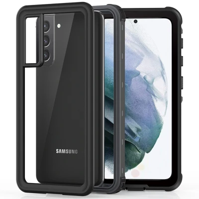 Afbeelding van Samsung Galaxy S21 Hoesje Kunststof Redpepper Hardcase/Backcover Zwart Telefoonhoesje