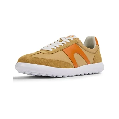 Afbeelding van Camper Pelotas XLF Sneakers laag, Heren, Maat: 40, Mittelbraun Leer en textiel