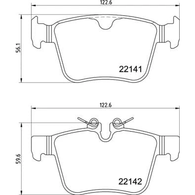 Afbeelding van Brembo Remblokset P 36 037