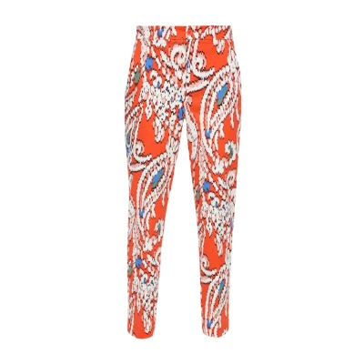 Afbeelding van s.Oliver MIT Tapered LEG Chino, Dames, Maat: 32, Hellorange