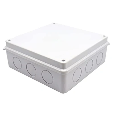 Afbeelding van elektrische aansluitdoos, SENRISE IP55 Weerbestendige behuizing projectinstrumentenkoffer, gereserveerd gat projectdoos (1 stuks 255 x 200 80 mm)