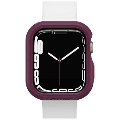 Afbeelding van LifeProof Watch Bumper voor Apple Series 8/7 45mm, Schokbestendig, Valbestendig, Slanke beschermhoes Watch, Guards Display en Edges, Duurzaam gemaakt, Purper