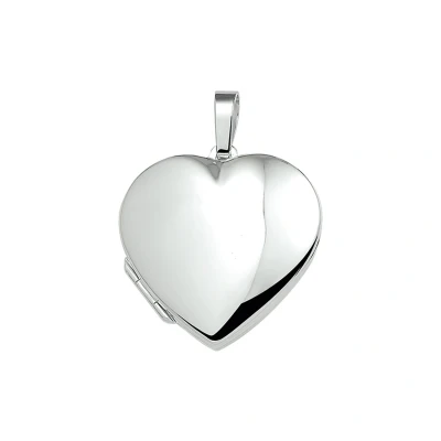 Afbeelding van Trendjuwelier huiscollectie Medaillon Hart Zilver Glanzend 28,5 mm x