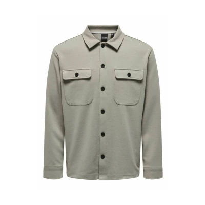 Afbeelding van ONLY &amp; SONS regular fit overshirt ONSNEWKODYL vintage khaki