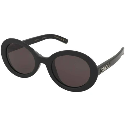 Afbeelding van Gucci Donna GG1722SA 001 Occhiali da sole Iniettato Nero Grigio Rotonda