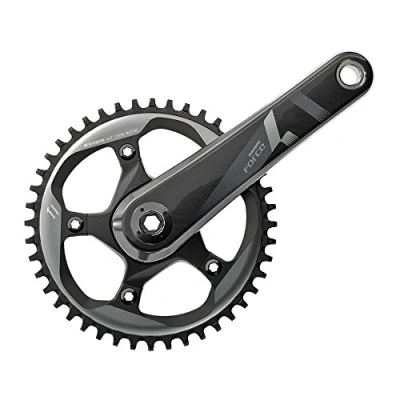 Afbeelding van Crankstel sram force 1 42 tands gxp 1725mm 11 speed geen cups steek ZWART