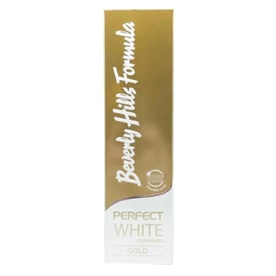 Afbeelding van Beverly Hills Formula Hyaluronzuur Gold Whitening Tandpasta (100ml) 4 Pack
