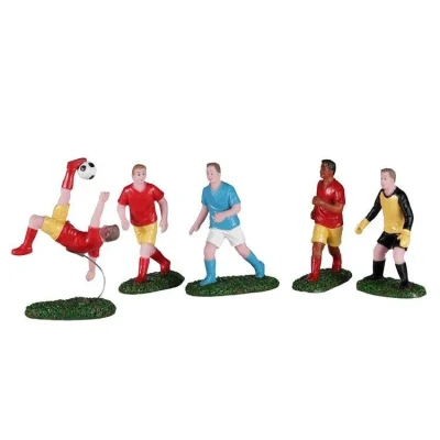 Afbeelding van Playing soccer, set of 5 LEMAX