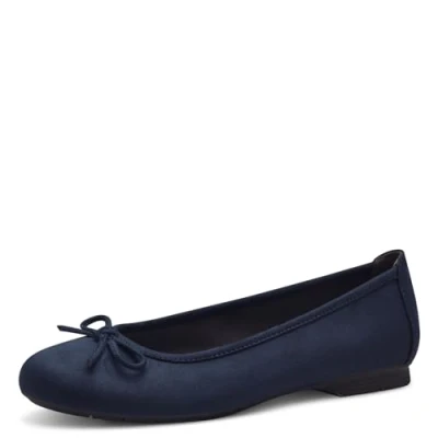 Afbeelding van Jana Ballerina&#039;s, Dames, Maat: 40, Navy Textiel