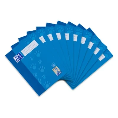Afbeelding van Oxford Schoolschrift A4, 32 vellen, 90 g/m2 optisch papier Lineatuur 2 voor de 2e klasse 10 Stuk 10er Pack