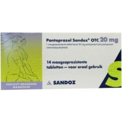 Afbeelding van Pantoprazol Sandoz Otc Tablet Msr 20mg