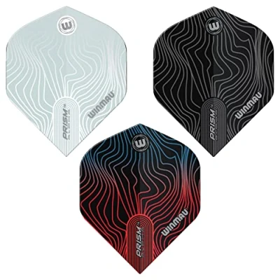 Afbeelding van WINMAU Prism Alpha Solar Design Dart Flight Packs 3 sets per verpakking (9 flights in totaal) (Plain Mixed)