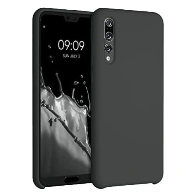 Afbeelding van kwmobile telefoonhoesje compatibel met Huawei P20 Pro hoesje Zachte case voor smartphone Back cover in mat zwart