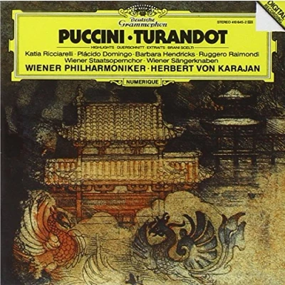 Afbeelding van Puccini: Turandot (Highlights) / Karajan, Ricciarelli et al