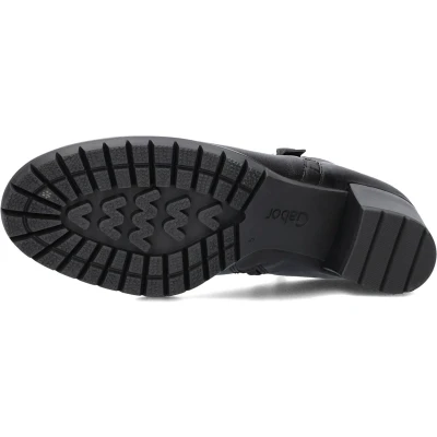 Afbeelding van Gabor 653.2 Enkellaarsjes Enkelboots met rits Dames Zwart Maat 39