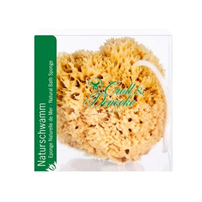 Afbeelding van CROLL &amp; DENECKE M400 natuurlijke spons uit de Middellandse Zee in geschenkdoos met katoenen koord, 11 x cm