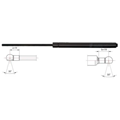 Afbeelding van METZGER 2110500 Gasveer achterklep 715N 553mm FORD: Mondeo Mk4 Hatchback (BA7) 1.6 Ti, 2.0, 2.5, 1.8 TDCi, 2.0 2.3, 2.2 TDCi