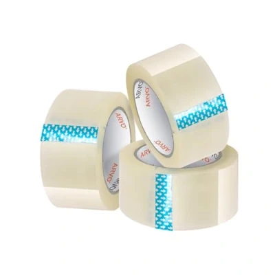 Afbeelding van ARVO 3 rollen 48 mm x 60 m transparante verpakkingstape voor verpakkingsdozen, verhuizing