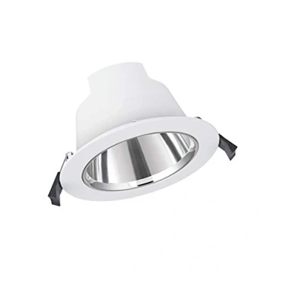 Afbeelding van Ledvance led 1030lm 13w 3000k cri80 89 bundel 41 80graden ip54 50000uur dxl 130x82mm aluminium beh wit inbouw zwenkbaar 4058075104068