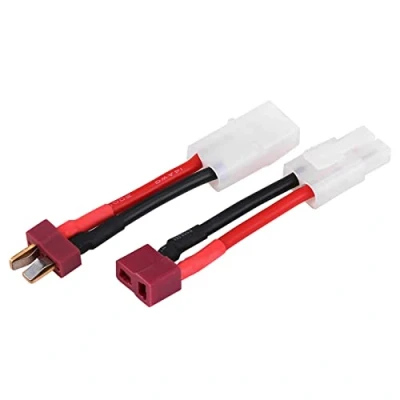 Afbeelding van 2 Stks/set T Plug Vrouwelijk/Mannelijk naar Tamiya Mannelijk/Vrouwelijke Adapter Kabel 14 AWG Draad Connector Vrouwelijke en Mannelijke Decanen RC Accessoire
