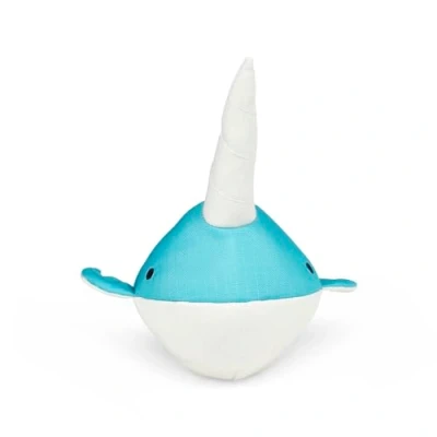 Afbeelding van Petface Planet Ocean Cycle Niya Narwal pluche hondenspeelgoed (pak van 1)