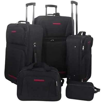 Afbeelding van Reisbagage Set Zwart 5 Delig