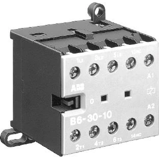 Afbeelding van Abb mini magneetsch 4kw 400vac 3polig spoelcode 7 1 hulpcontact 1no b 6s 30 10 7w 24vdc gjl1213001r7101