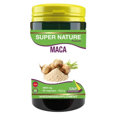 Afbeelding van SNP Maca 6000 mg puur 60 capsules