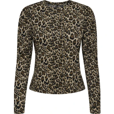 Afbeelding van ONLY ONLGLENDA L/S AOP PUFF Top CC JRS Dames Maat S