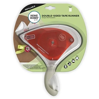 Afbeelding van HomeHobby 02000 Dubbelzijdige Tape Dispenser Navulbare Strips Permanent, transparant, 8mm/45m