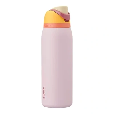 Afbeelding van Owala FreeSip Geïsoleerde roestvrijstalen waterfles met rietje voor sport en reizen, BPA vrij, 40 oz, snoepwinkel