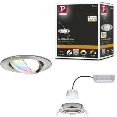 Afbeelding van Paulmann 92964 Nova LED inbouwlamp 5.2 W IJzer (geborsteld)
