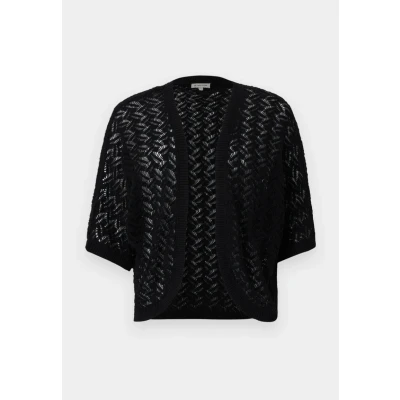 Afbeelding van TOM Tailor Short Bolero Vest, Dames, Maat: XS, Deep black
