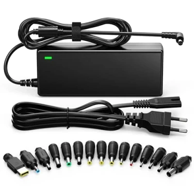 Afbeelding van SUNYDEAL 90W Universele Laptop Oplader AC adapter notebook oplaadkabel voor Lenovo IdeaPad ThinkPad Acer ASUS Sony Toshiba Medion HP Dell IBM Samsung Fujitsu 18V 18.5V 19V 19.5V 20V met 15 Schakelaars