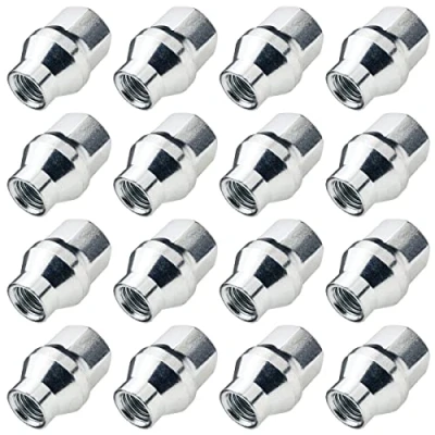 Afbeelding van 16 x wielmoeren met schacht 6 mm schachtmoer M12 1,5 SW19 wielbevestiging