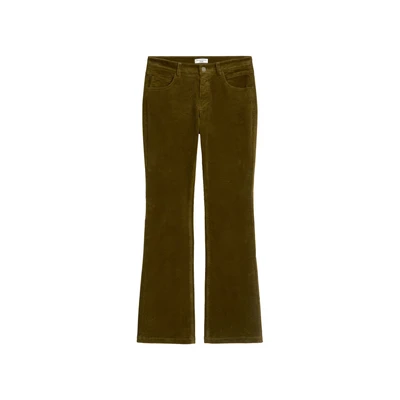 Afbeelding van Marc O&#039;Polo Denim Model Tomma WIDE Bootcut jeans, Dames, Maat: 29x30, Burnished logs