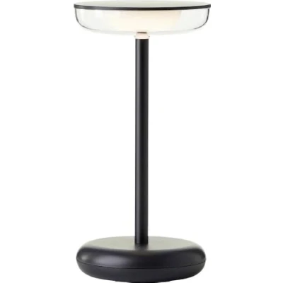 Afbeelding van Brelight G40950A06 Nevio Tafellamp met accu 2 W Warmwit Zwart