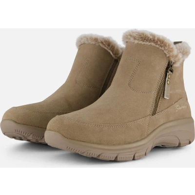 Afbeelding van Skechers Snowboots, Dames, Maat: 38, Taupe Leer en textiel
