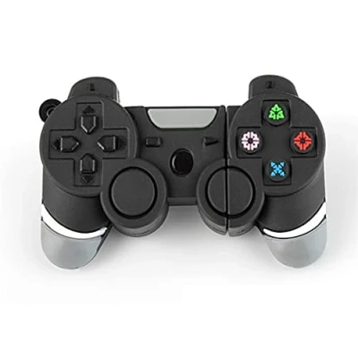 Afbeelding van Ulticool Spelconsole 32 GB USB Flash Drive TV PC Game Controller Gamepad Joypad Memory Stick Data Opslag Zwart