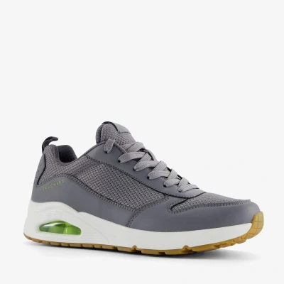 Afbeelding van Skechers Uno Fastime heren sneakers grijs Maat: 42