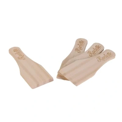 Afbeelding van Cook Concept Gourmetspatels 4x dennenhout 12 x 4 cm gourmetten racletten grillen