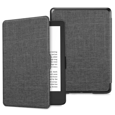 Afbeelding van Fintie Hoes voor 6 inch Kindle 11e Generatie 2022 (modelnummer: C2V2L3), Lichtgewicht Case Beschermhoes met Auto Slaap/Wake functie inch, Grijs