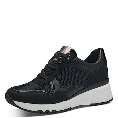 Afbeelding van MARCO TOZZI dames 2 23733 41 Sneaker, Black Comb, 40 EU