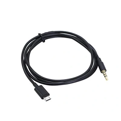 Afbeelding van CERRXIAN 1M Micro USB Mannelijk naar 4 Pin 3.5mm Mannelijk, Auto AUX Audio Output Kabel Jack Adapter Kabel.